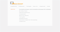 Desktop Screenshot of baron-energie.de