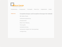 Tablet Screenshot of baron-energie.de
